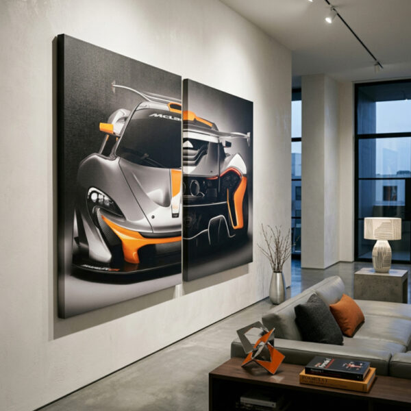 Quadro carro esportivo supercarro decorativo premium para sala